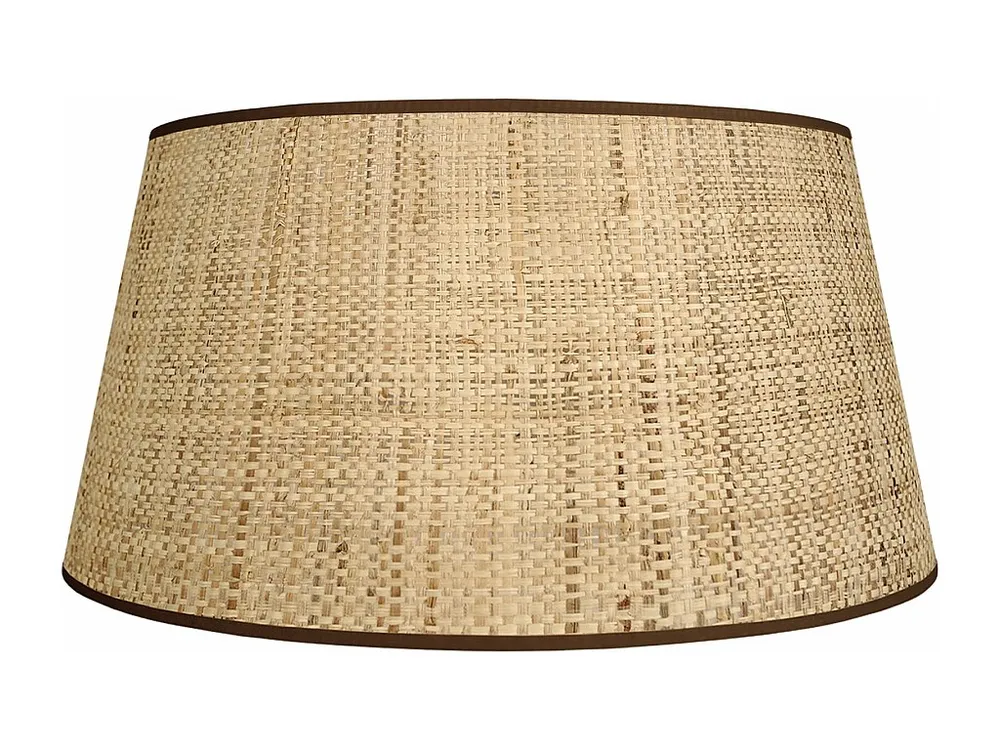 Abajur TOSEL SYMPHONIE tecido cônico branco D30 x H49 cm