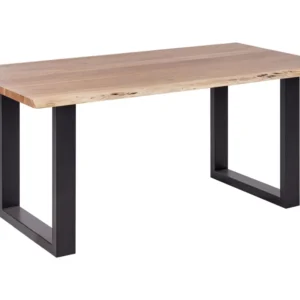 Acacia Dining Table 180 x 94 cm Light Wood HEBY