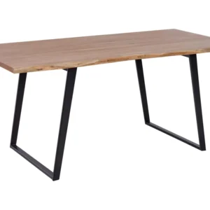 Acacia Dining Table 180 x 90 cm Light Wood Ébano JAIPUR