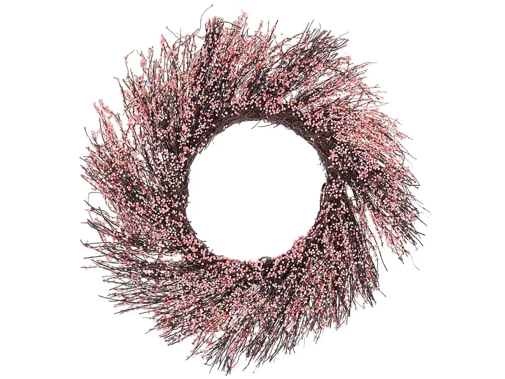 Decorative Wreath ø 50 cm Rosa GALLETAS