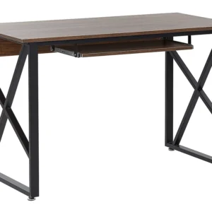 Home Office Desk Dark Wood DARBY