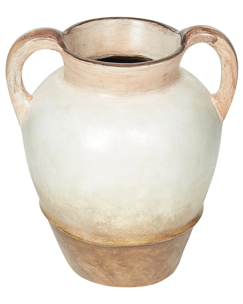 Jarro decorativo BANTING criado à mão Pedra Creme claro
