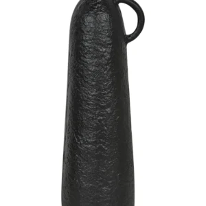 Jarro decorativo MARKHA criado à mão Metal Preto