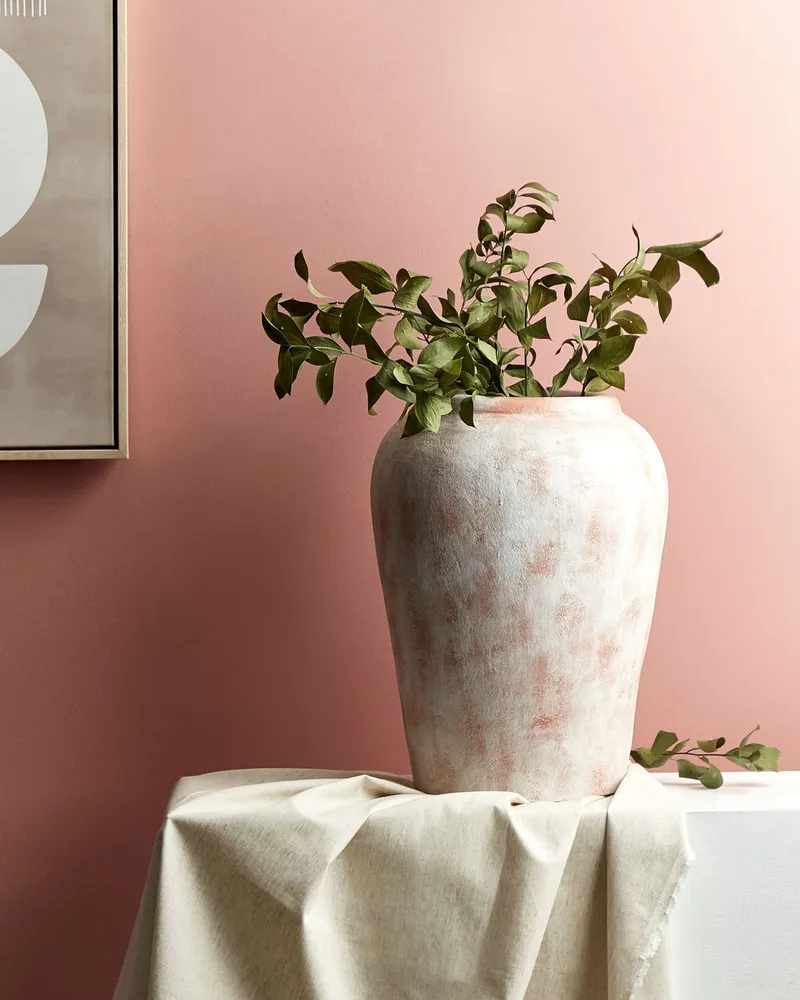 Jarro decorativo MIRI realizado à mão Pedra Branco