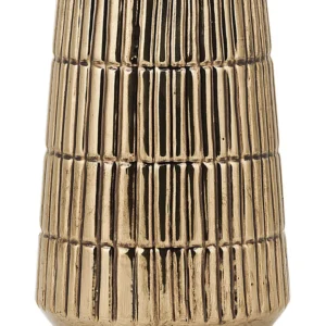 Jarro decorativo QANAWAT Cerâmica Dourado