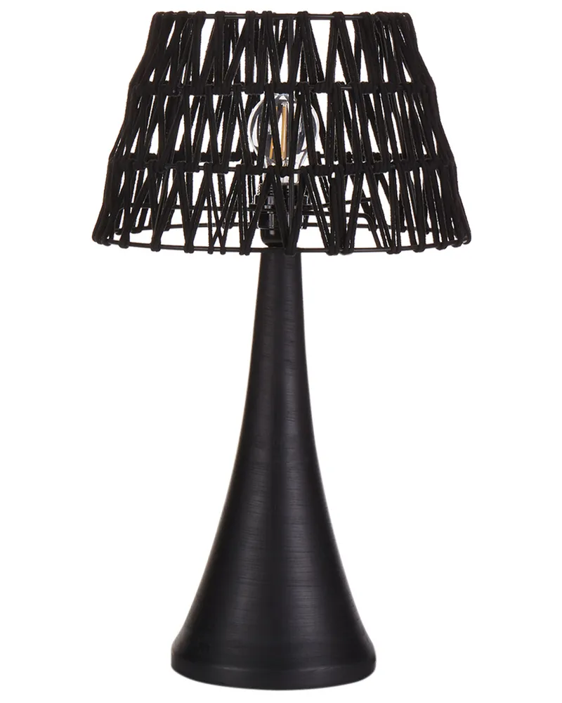 Mango Wood Table Lamp Onix PELLEJAS