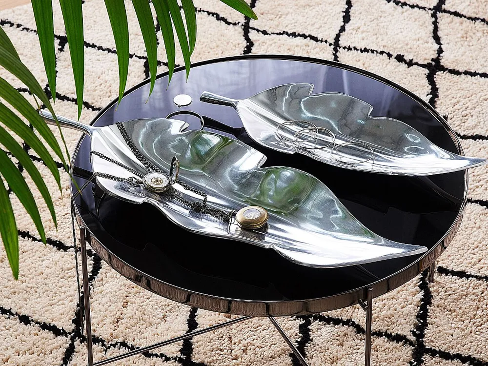 Taç decorativa prateada 49 cm AMRUS