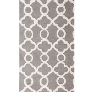 Wool Area Rug 80 x 150 cm Grey ZILE