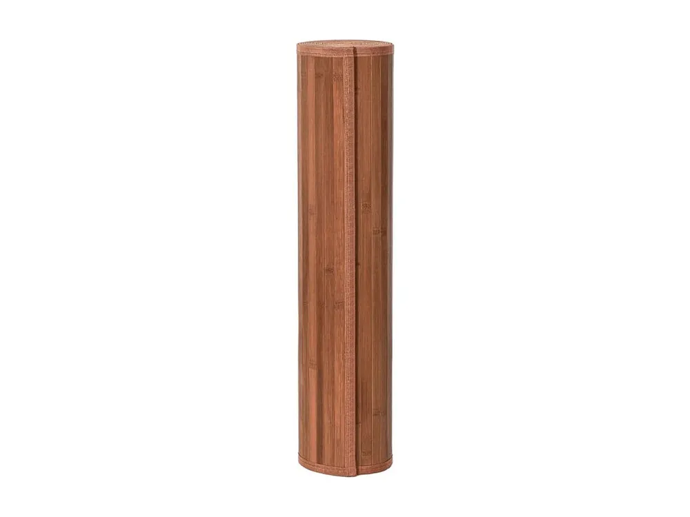 Tapete retangular 80x400 cm bambu castanho