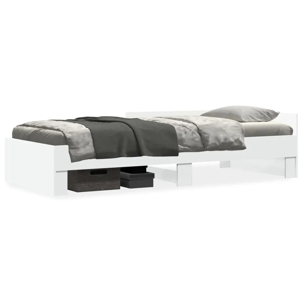 Protetor para Travesseiro Estrutura de cama 75x190 cm derivados de madeira branco