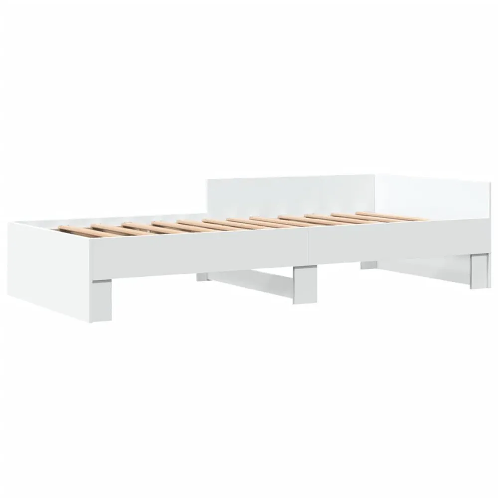 Protetor para Travesseiro Estrutura de cama 75x190 cm derivados de madeira branco