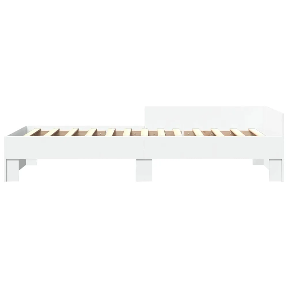 Protetor para Travesseiro Estrutura de cama 75x190 cm derivados de madeira branco