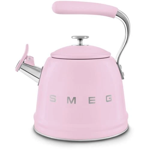 Chaleira de Apito Smeg Anni'50 WKF01PK - Rosa