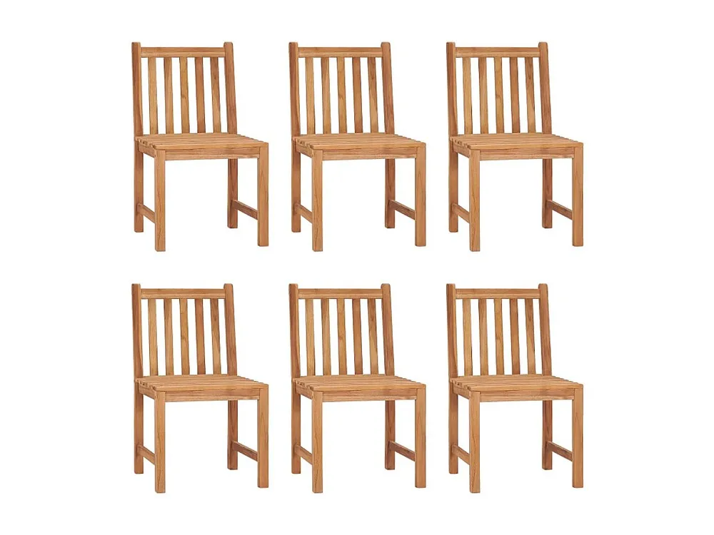 7 peças conjunto de jantar para jardim madeira de teca maciç