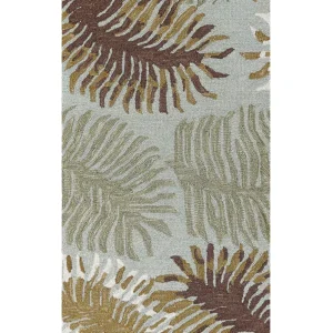 Wool Area Rug 80 x 150 cm Plant Motif VIZE