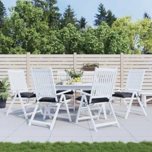 Almofadões de cadeira 6 pcs 50x50x7 cm tecido oxford antracite PT823216