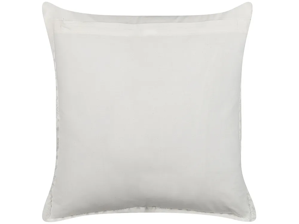 Almofada decorativa com padrão oriental em algodão azul e branco 45 x 45 cm CORDATA BELIANI
