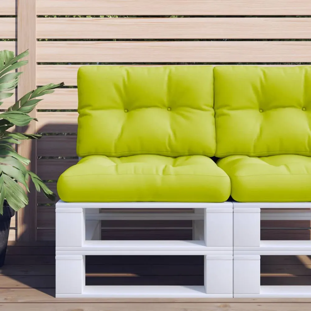 Almofada de Cetim Almofadão paletes 60x40x12 cm tecido verde radiante