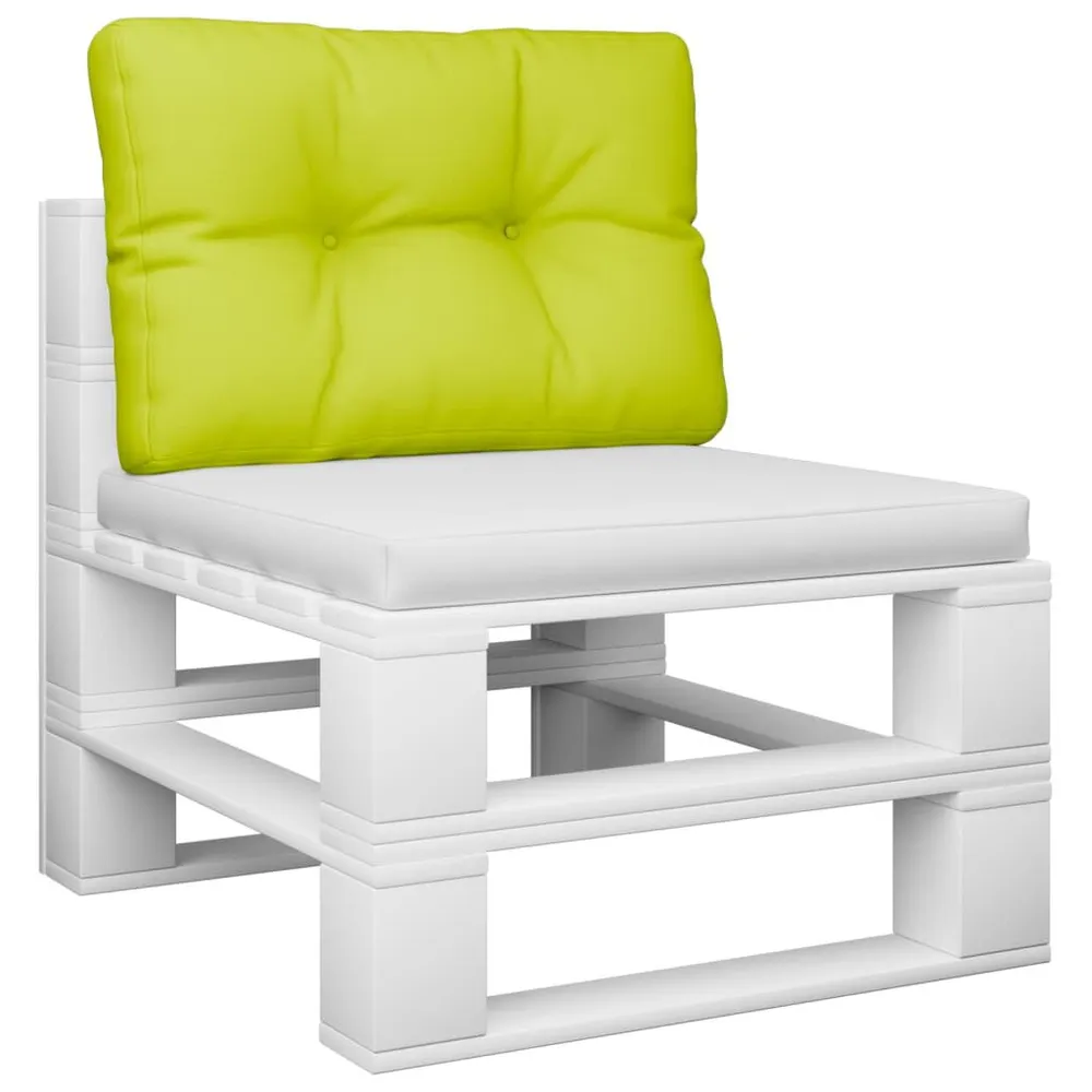 Almofada de Cetim Almofadão paletes 60x40x12 cm tecido verde radiante