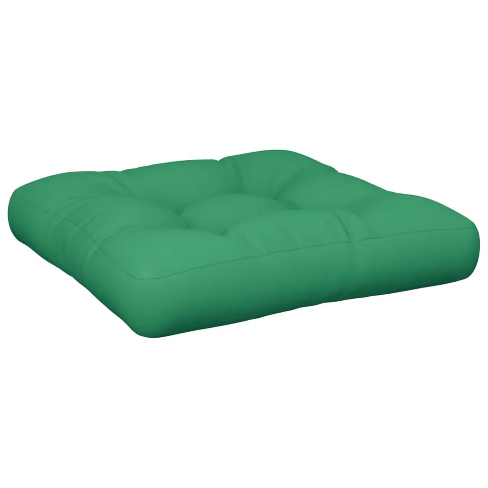 Almofada Decorativa Almofadão sofá de paletes 50x50x12 cm tecido verde