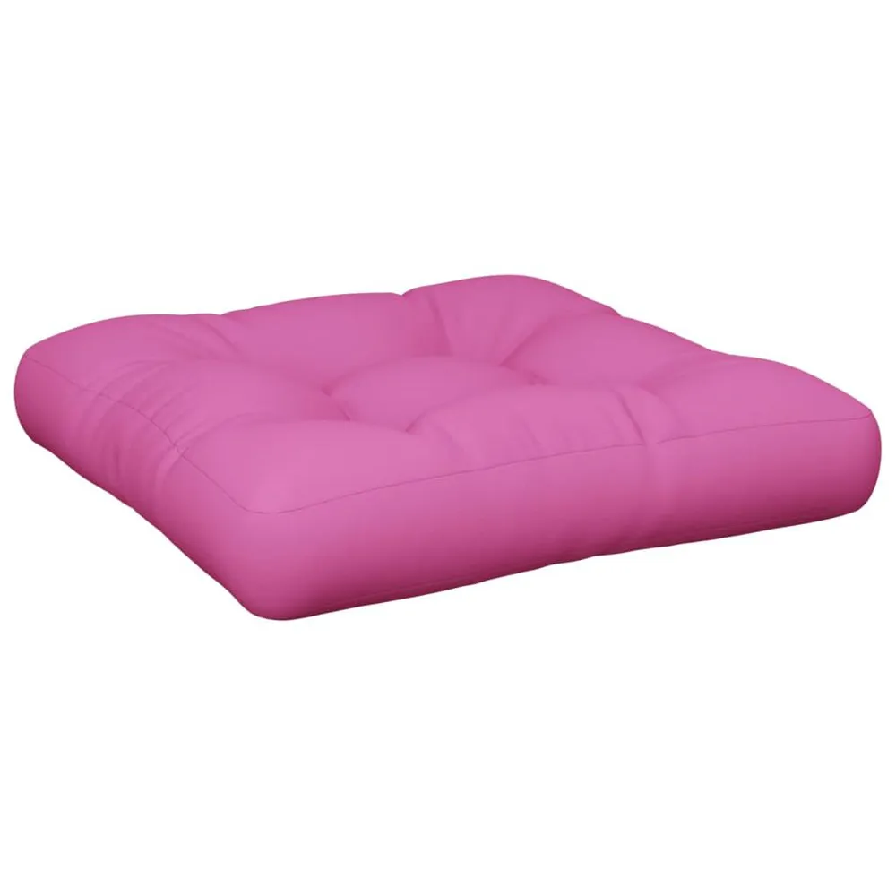 Almofada de Veludo Almofadão para sofá paletes 60x60x12 cm tecido rosa