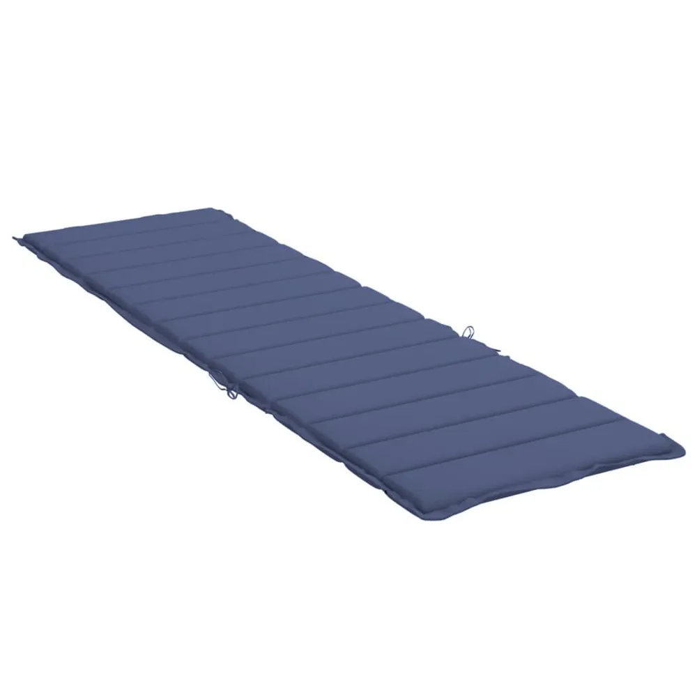 Almofadão de espreguiçadeira tecido oxford azul-marinho Capas Removíveis