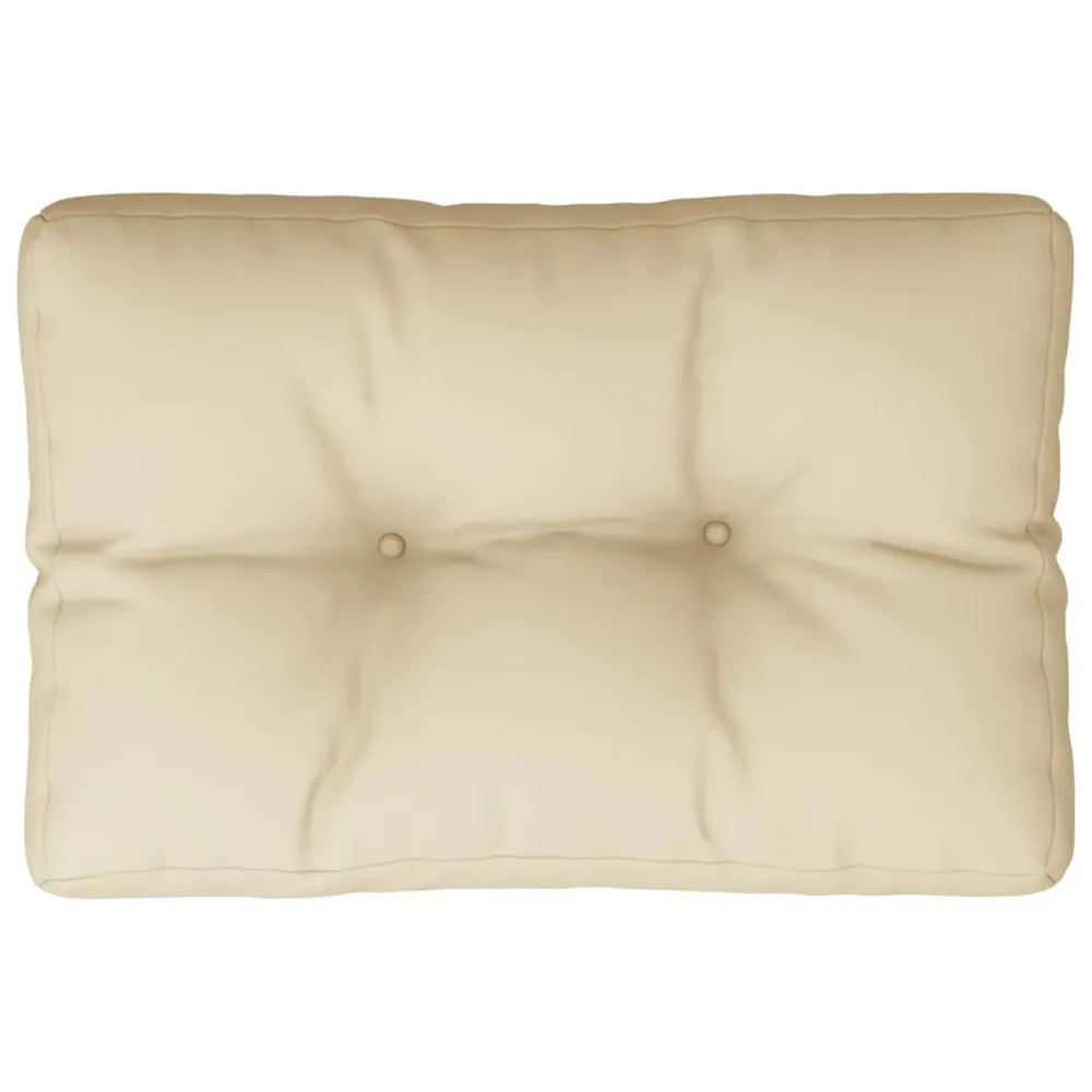 Almofadão para paletes 50x40x12 cm tecido bege 100% Poliéster