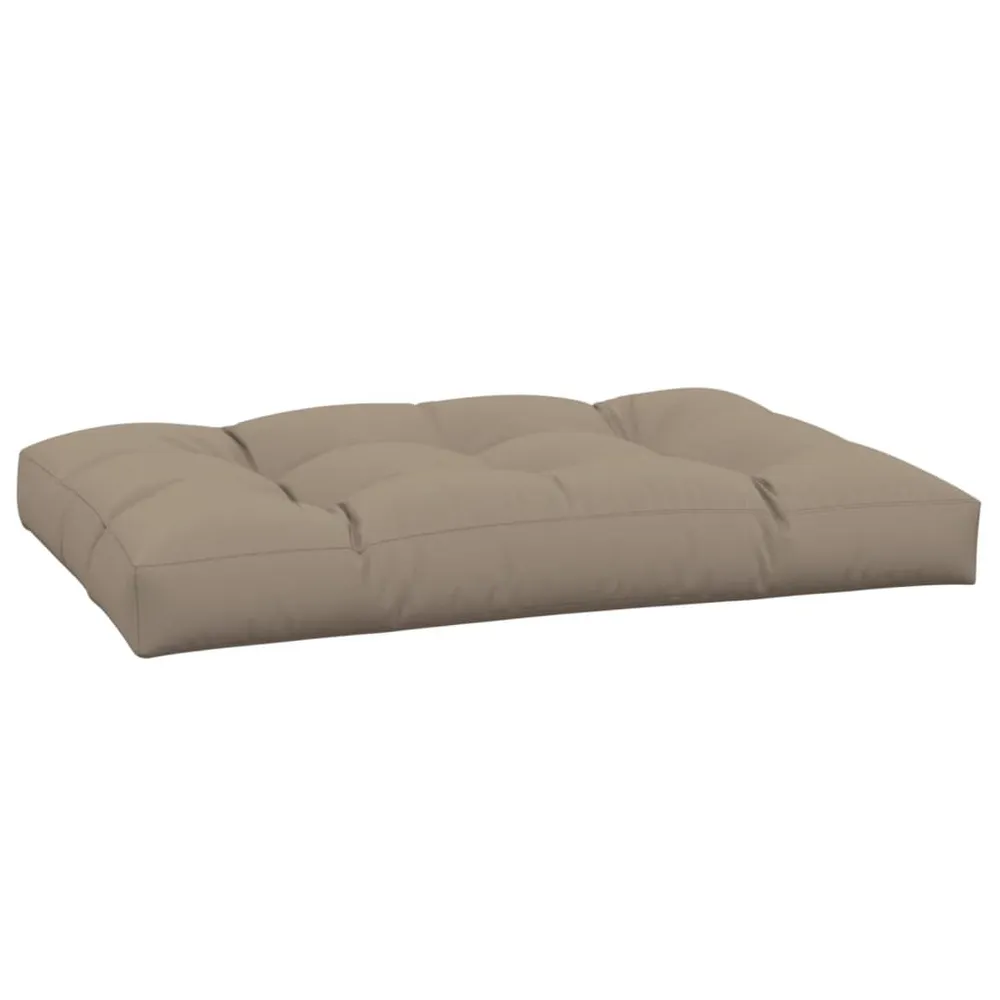 Almofadão sofá de paletes 120x80x12 cm tecido cinza-acastanhado para Sofá