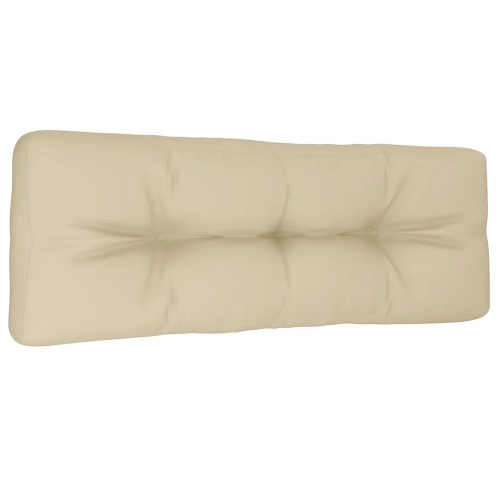 Premium Luxo Almofadão para sofá de paletes 120x40x12 cm tecido bege
