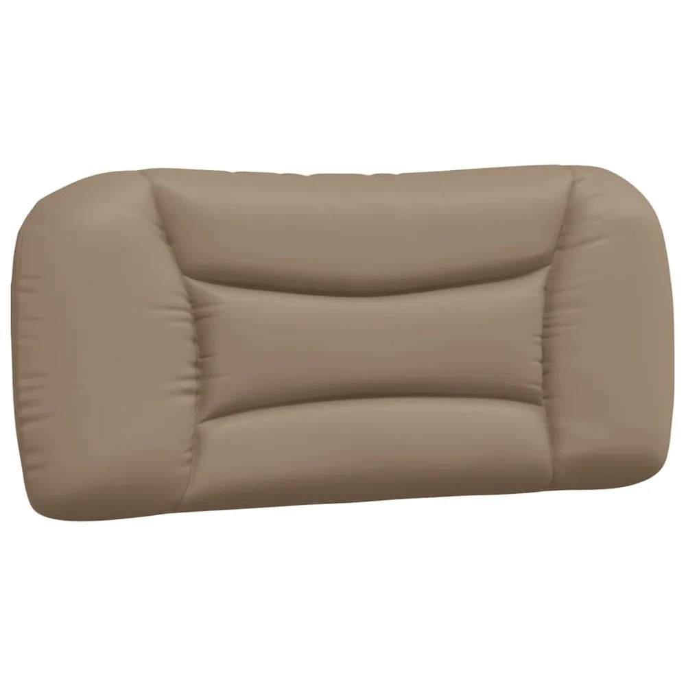 Capas para Almofada Almofadão de cabeceira 90 cm couro artificial cappuccino