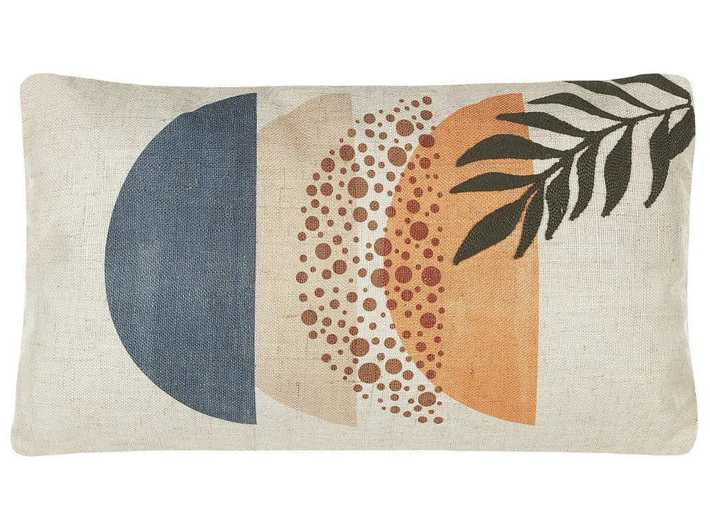 Conjunto de 2 almofadas decorativas multicoloridas 30 x 50 cm BROWALLIA para Sofá