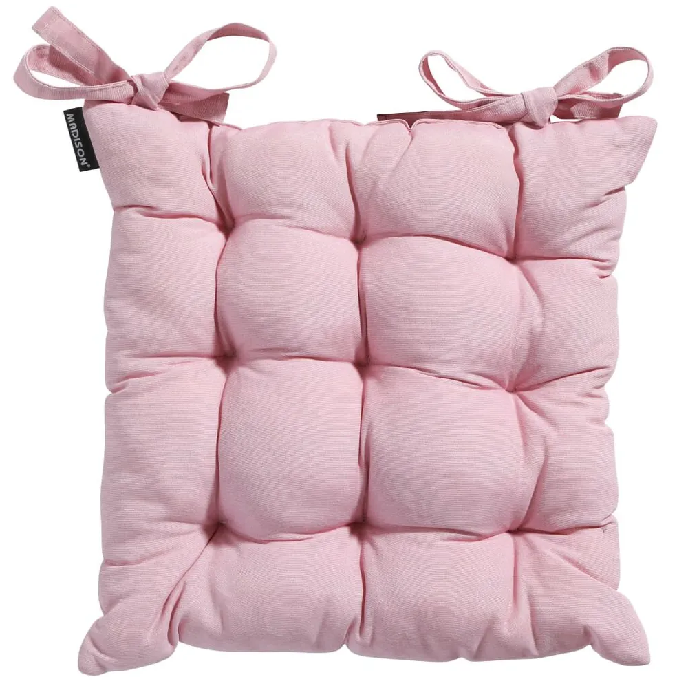 Madison Almofadão de assento Panama 46x46 cm rosa suave