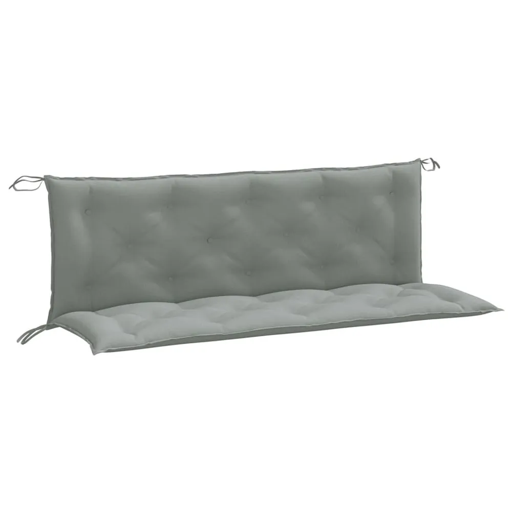 Almofadões banco jardim 2pcs 120x50x7cm mesclado tecido vidaXL