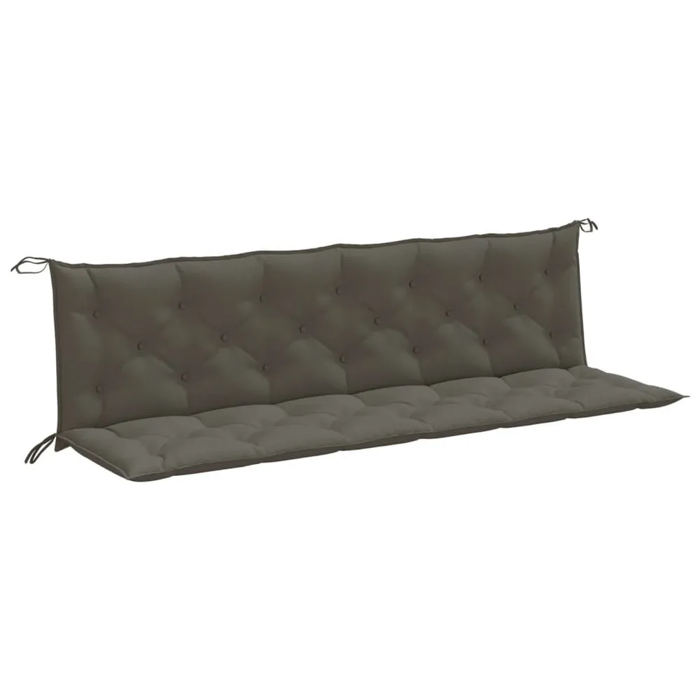 Almofadões banco jardim 2pcs 200x50x7cm mesclado tecido vidaXL
