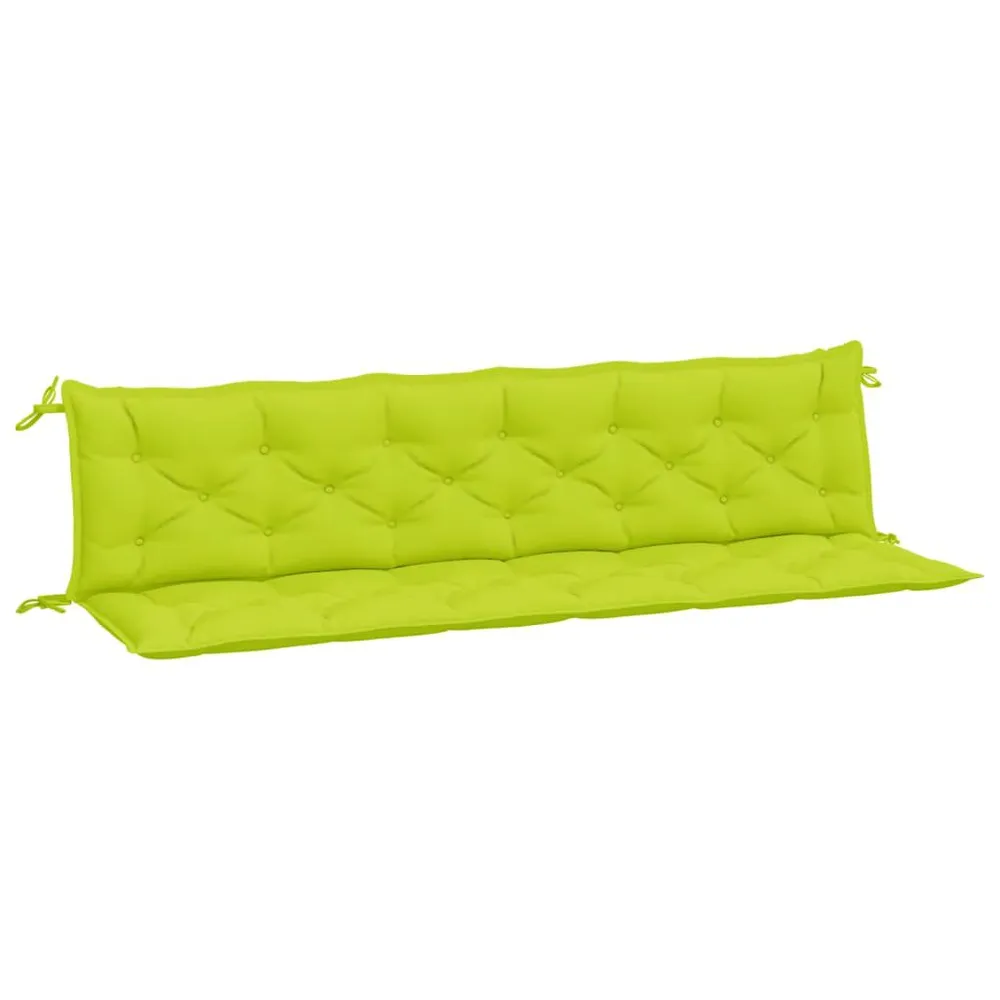 Almofadões banco jardim 2 pcs tecido oxford verde brilhante vidaXL