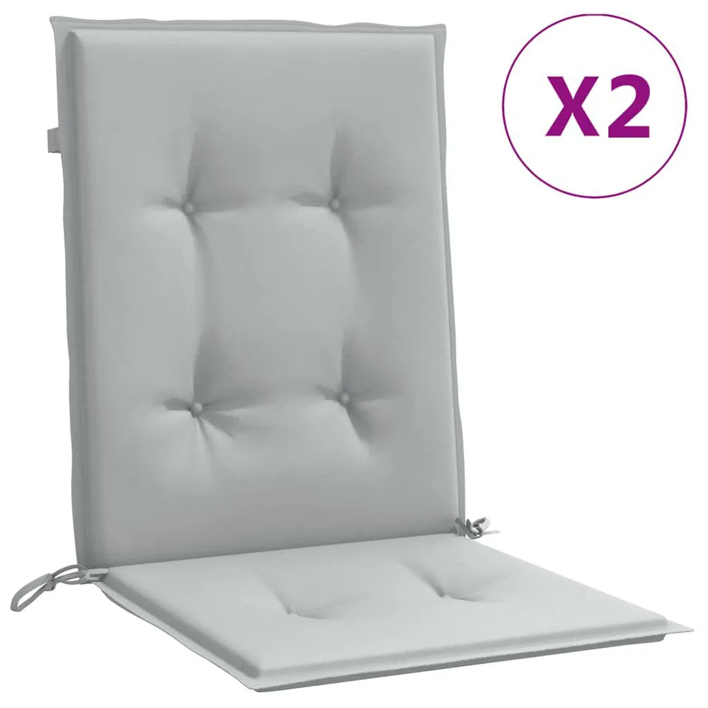 Almofadões lombares cadeiras 2pcs 100x50x4 cm mesclado tecido vidaXL