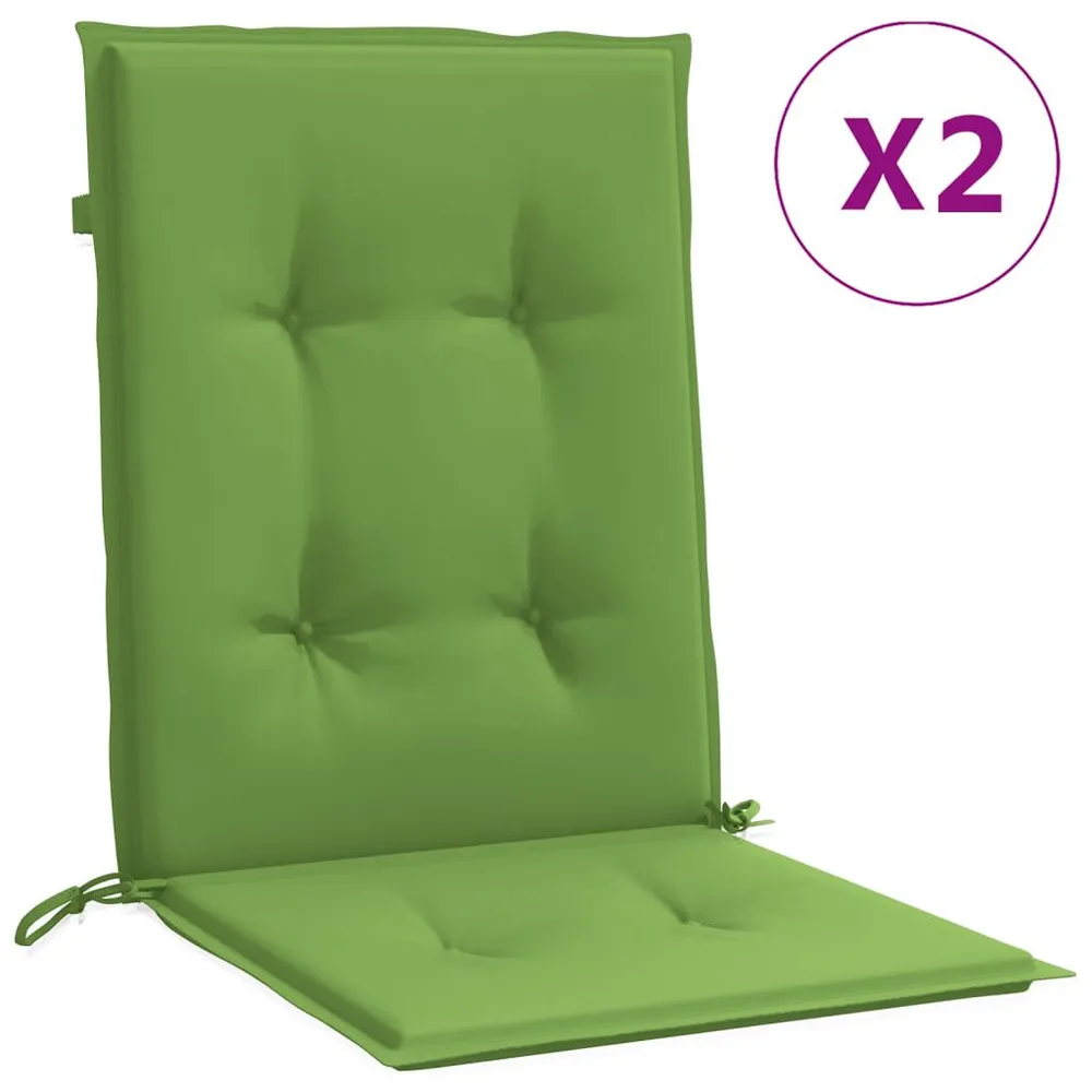 Almofadões lombares para cadeiras 2pcs 100x50x4cm mesclado tecido vidaXL