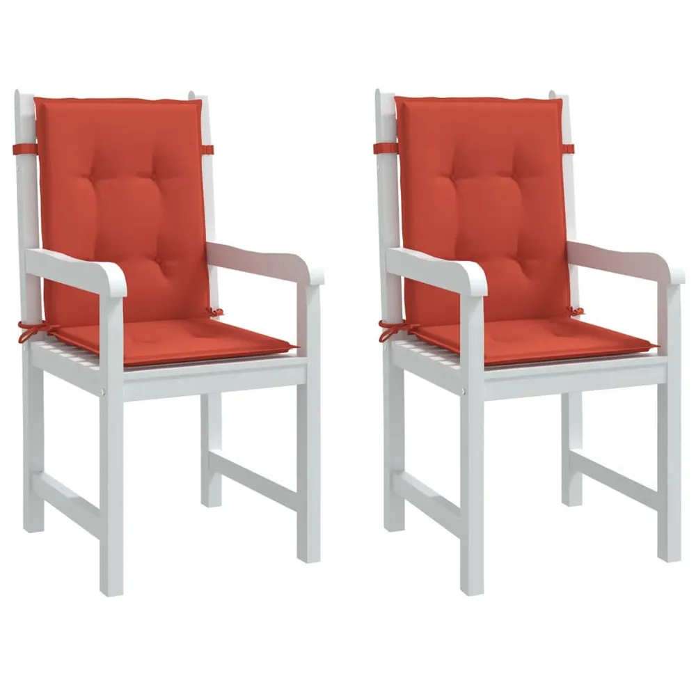 Almofadões lombares para cadeiras 2pcs 100x50x4cm mesclado tecido vidaXL