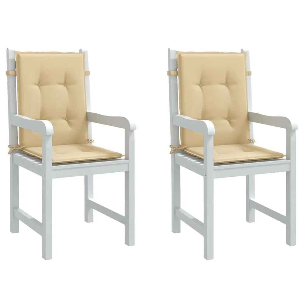 Almofadões lombares para cadeiras 2pcs 100x50x4cm mesclado tecido vidaXL