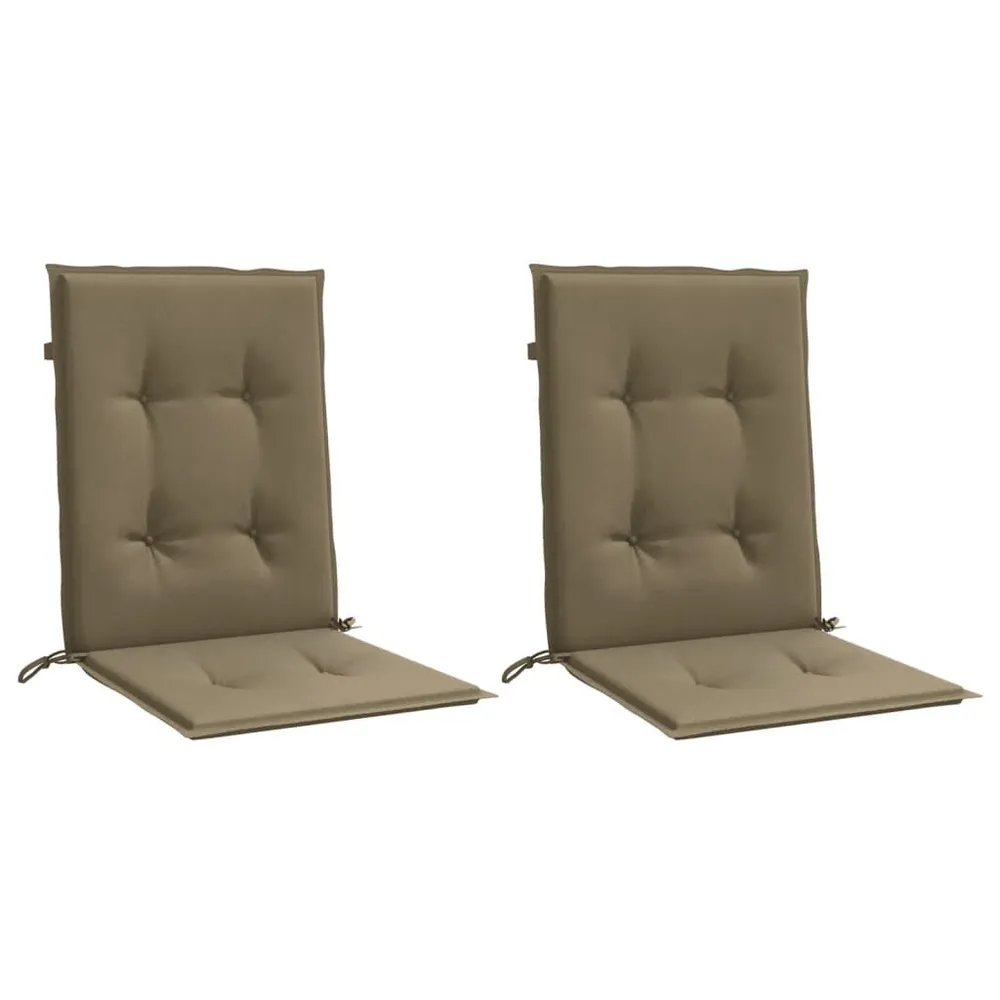 Almofadões lombares paracadeiras 2pcs 100x50x4 cm mesclado tecido vidaXL