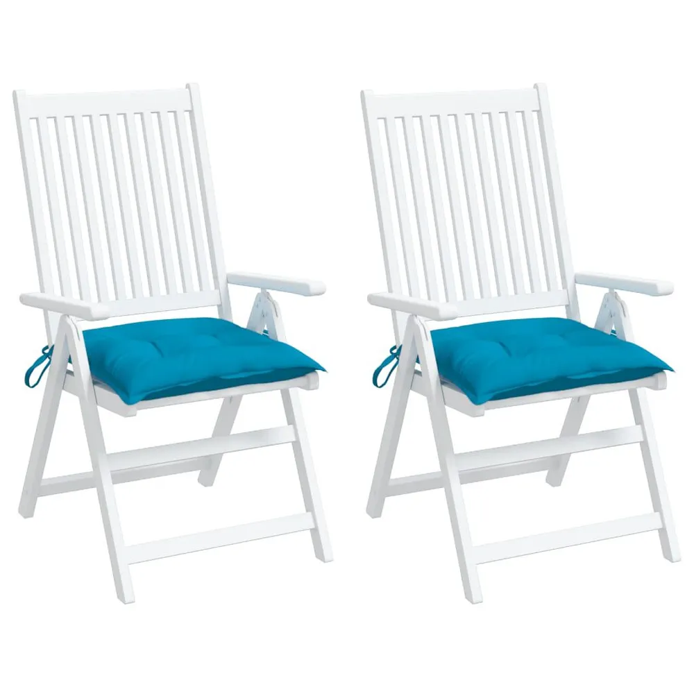 Almofadões para móveis de paletes 2 pcs tecido oxford azul-claro vidaXL