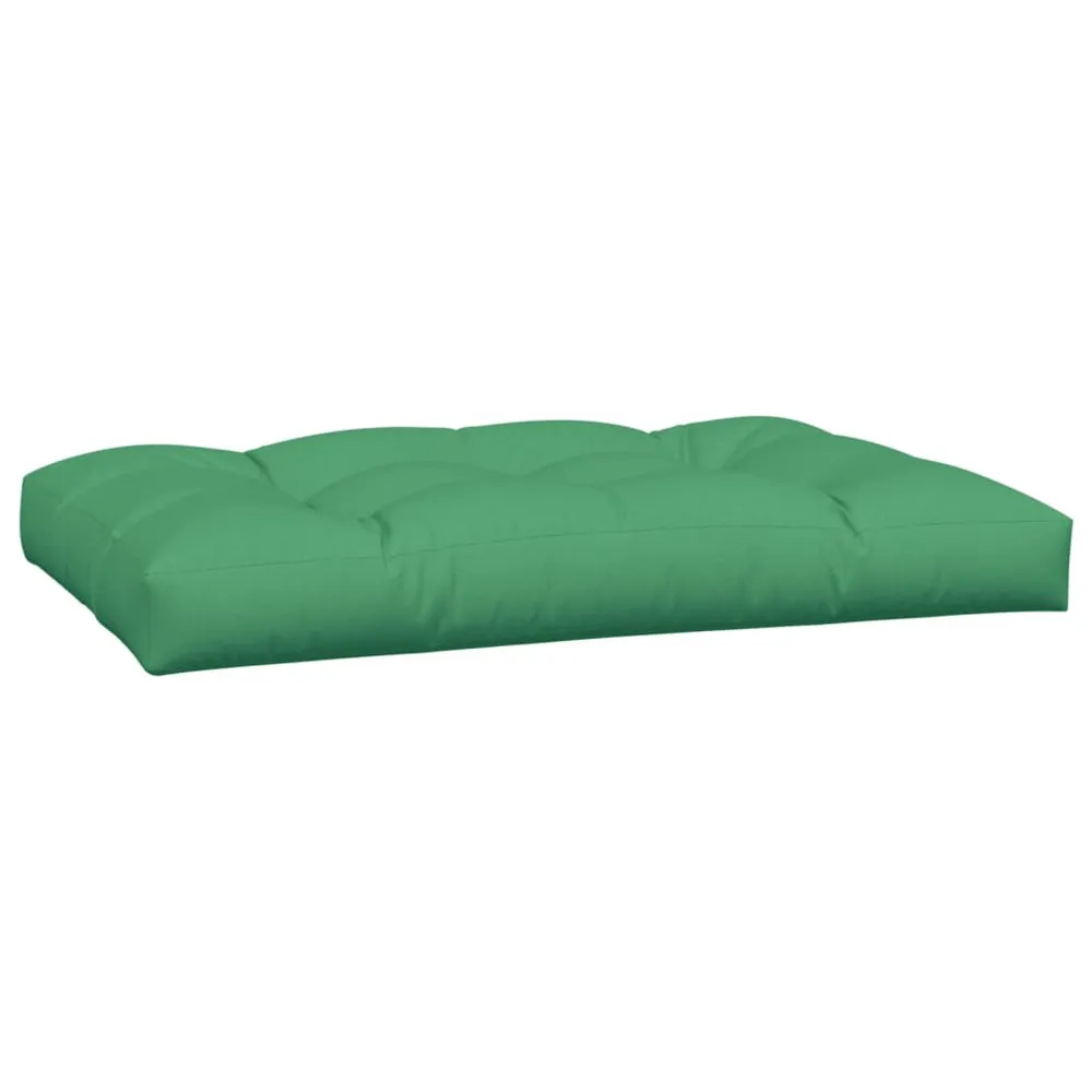 Almofadões para móveis de paletes 2 pcs tecido verde vidaXL