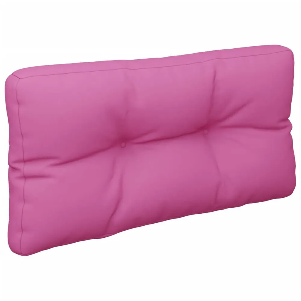 Almofadões para paletes 2 pcs tecido rosa vidaXL