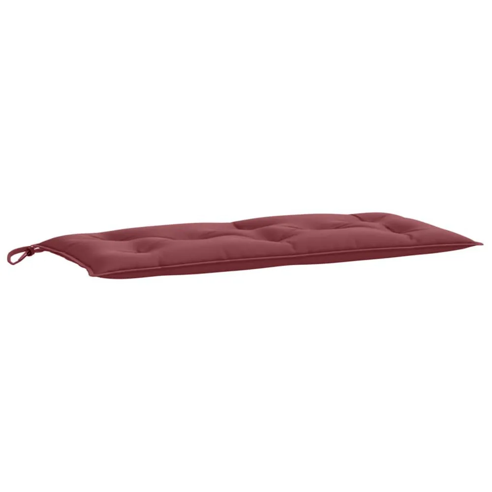 Almofadão banco jardim 100x50x7cm mesclado vermelho tinto vidaXL