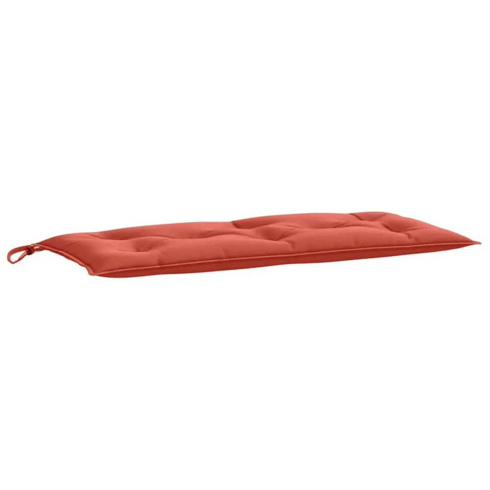 Almofadão banco jardim 100x50x7cm mesclado vermelho vidaXL