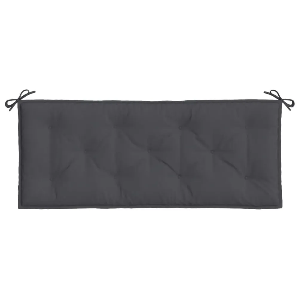 Almofadão banco jardim 120x50x7cm mesclado antracite vidaXL