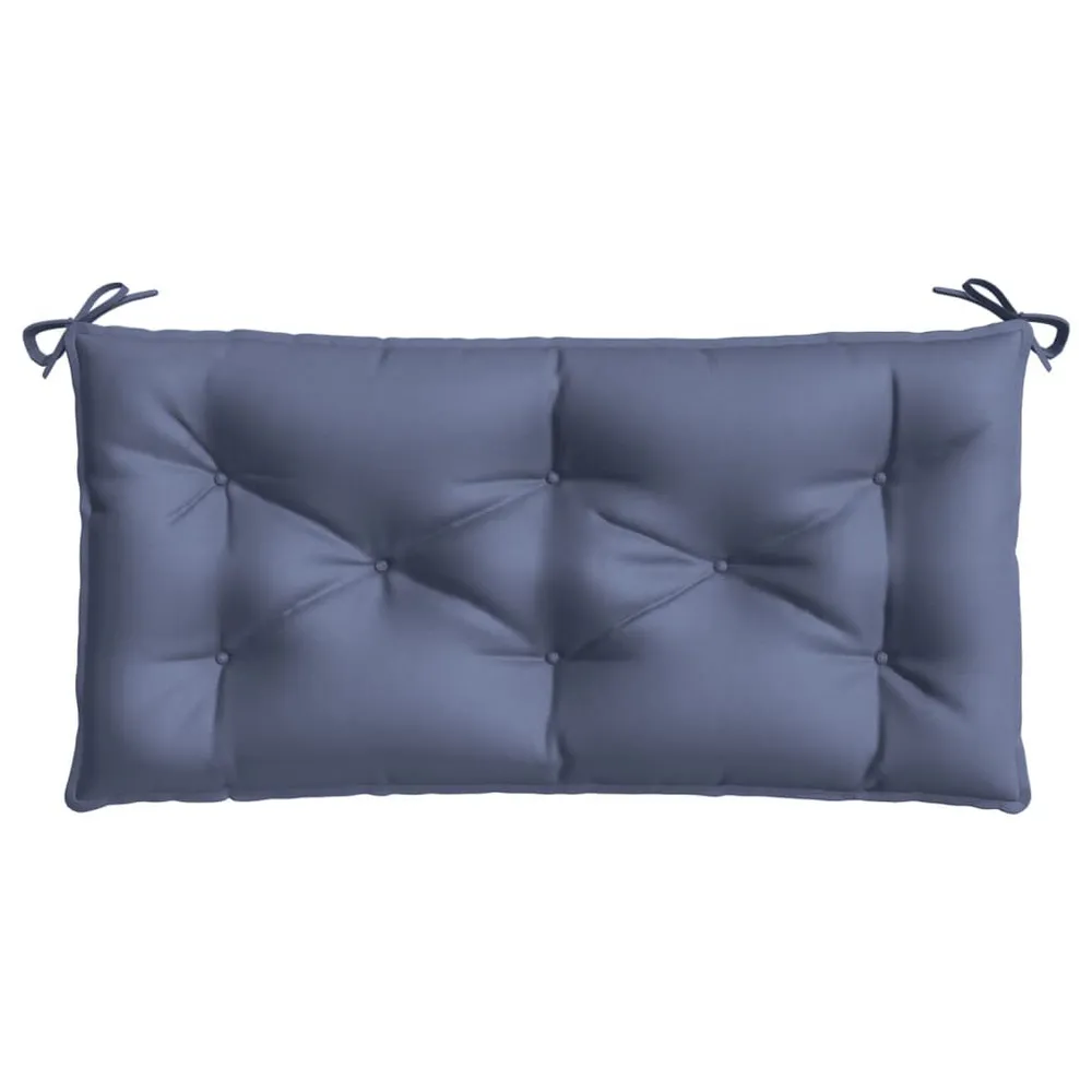 Almofadão para banco jardim 100x50x7cm tecido oxford azul-marinho vidaXL