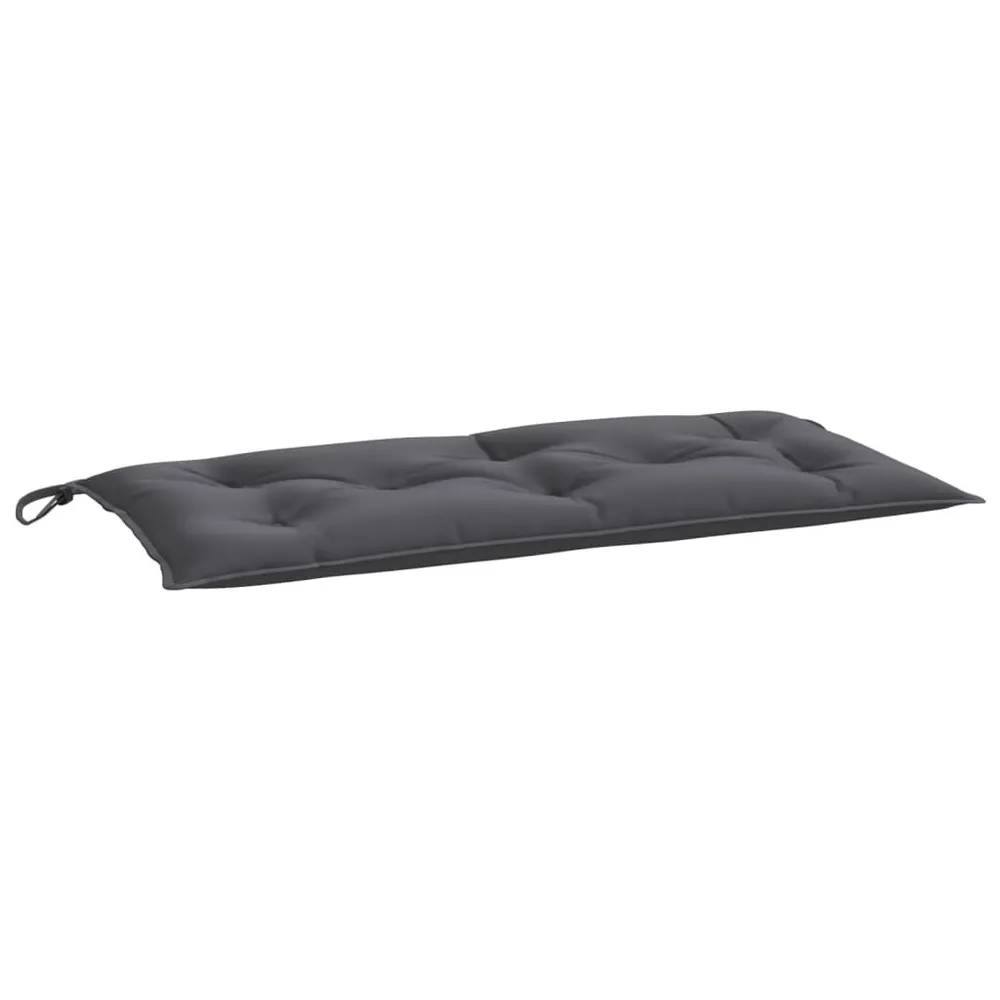 Almofadão para banco de jardim 100x50x7cm tecido oxford antracite vidaXL