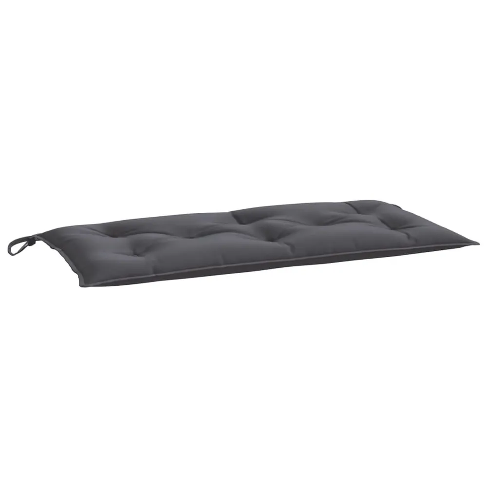 Almofadão para banco de jardim 110x50x7cm tecido oxford antracite vidaXL