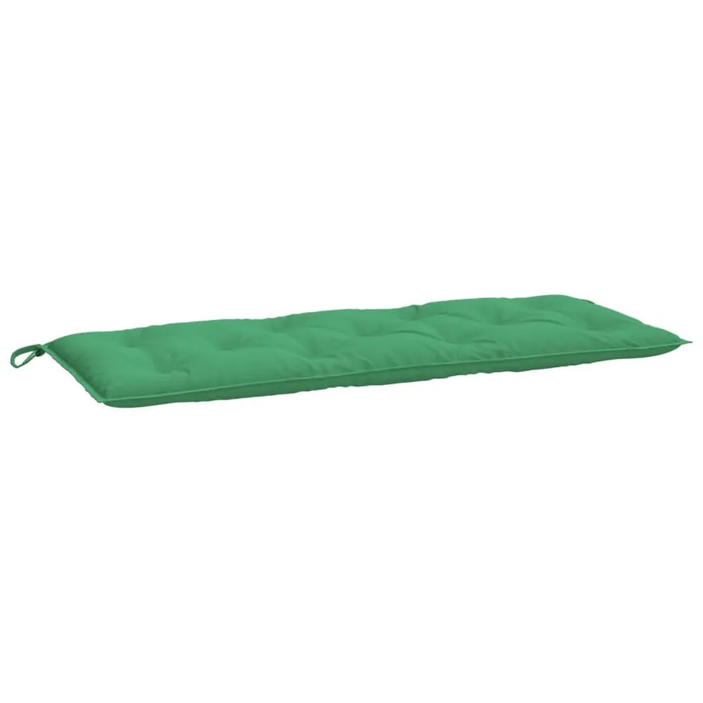 Almofadão para banco de jardim 120x50x7 cm tecido oxford verde vidaXL